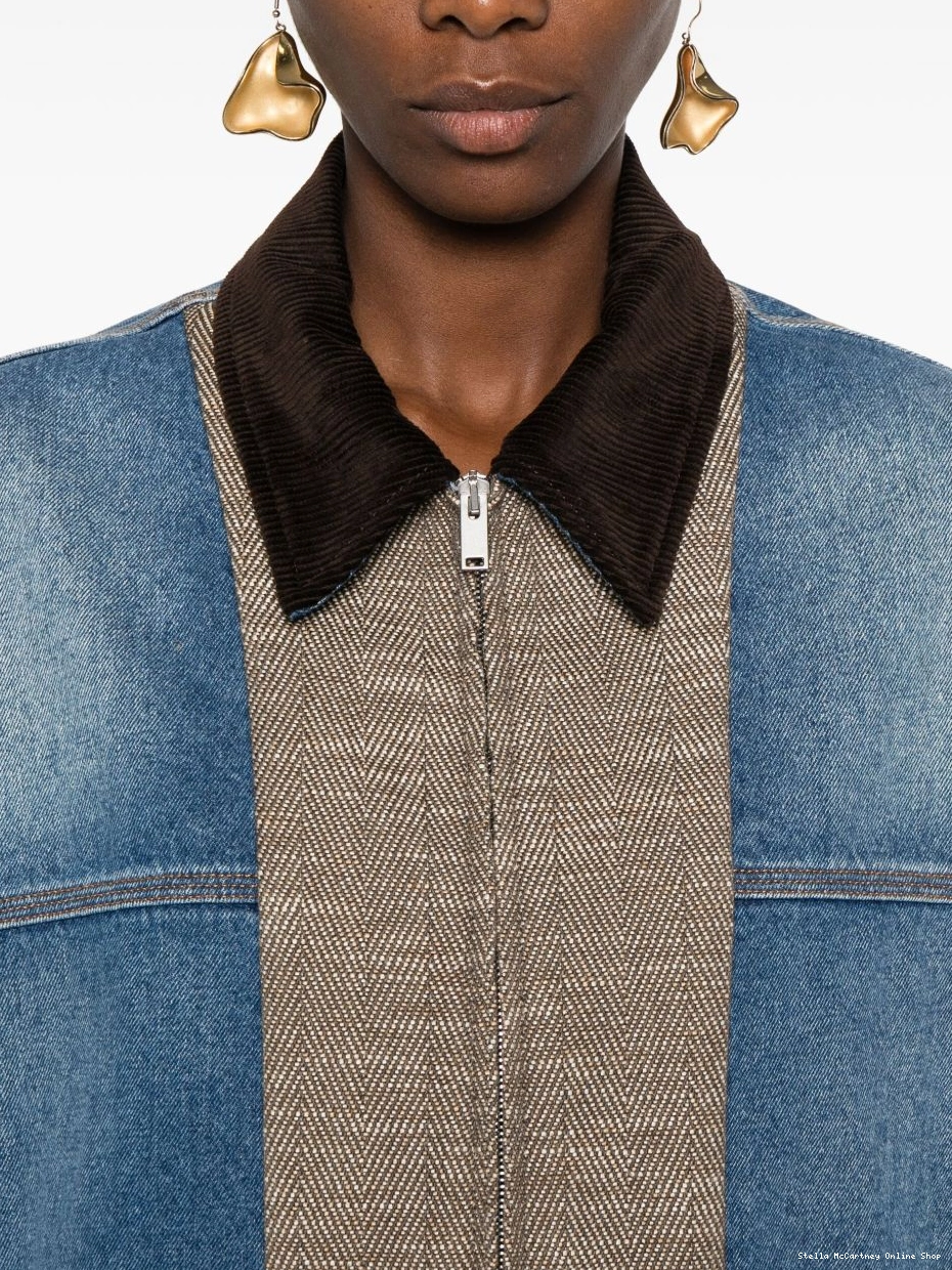 Affordable McCartney tweed jacket Stella denim Women 0402